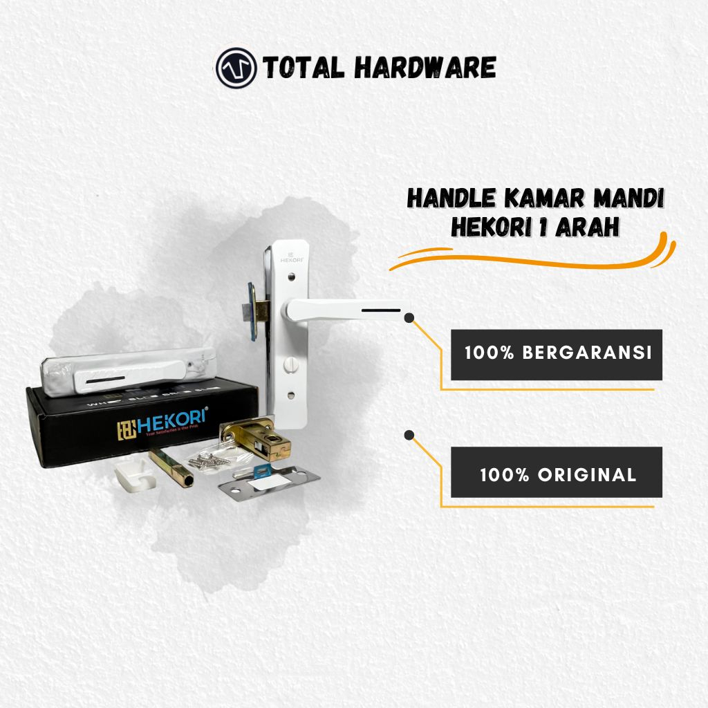 Handle Kamar Mandi HEKORI Gagang Pintu Aluminium