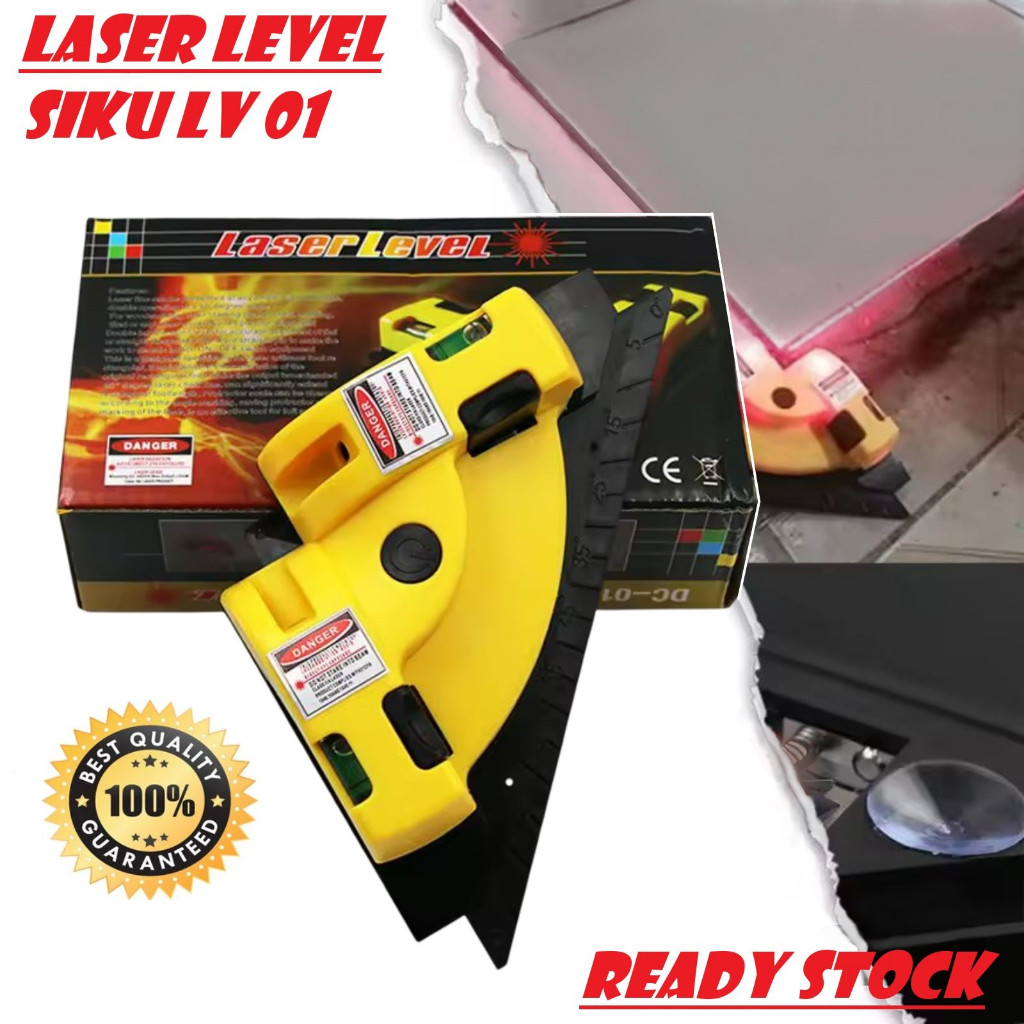 Laser Sudut Siku Leveling 90 Derajat Laser Alat Ukur Siku Kelurusan Permukaan