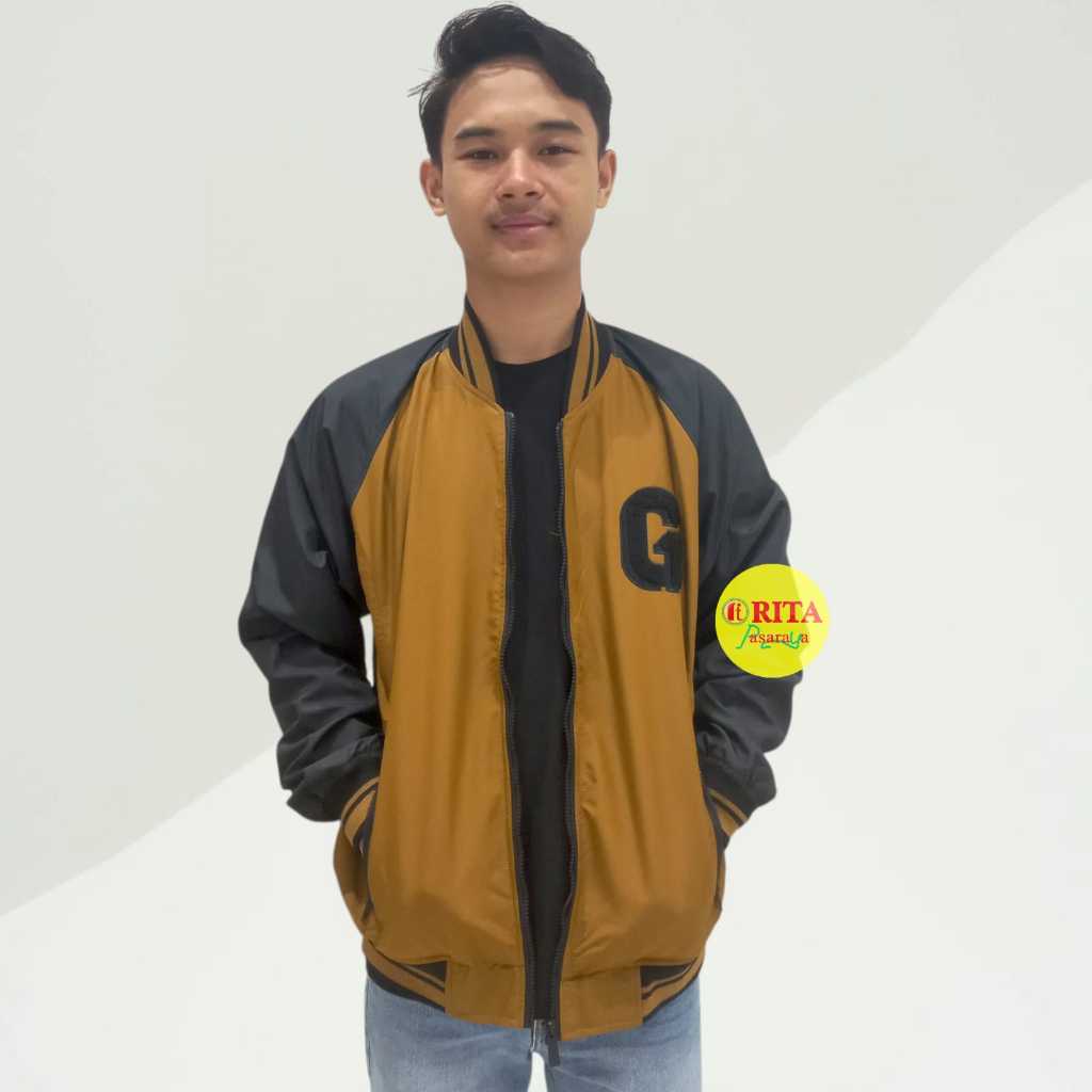 Gabrielle Jaket Bomber Pria /Jaket Pria