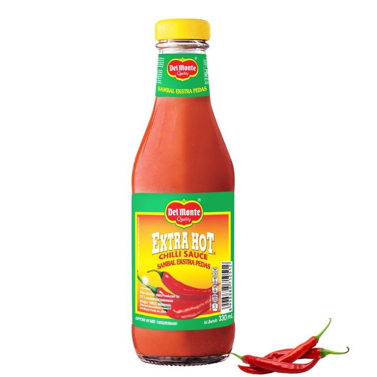 

DELMONTE Saus Cabai Extra Botol Kaca 330 ML