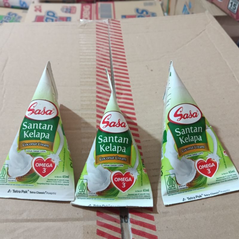 

Santan Kelapa Sasa 65ml Omega 3 dengan Lemak Nabati ±25%