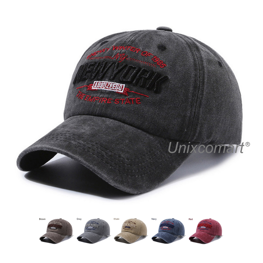 Unixcomart Topi Baseball ZEEDO Hat Cap Casual Dewasa Distro Fashion Pria Wanita Dewasa Kekinian Simp