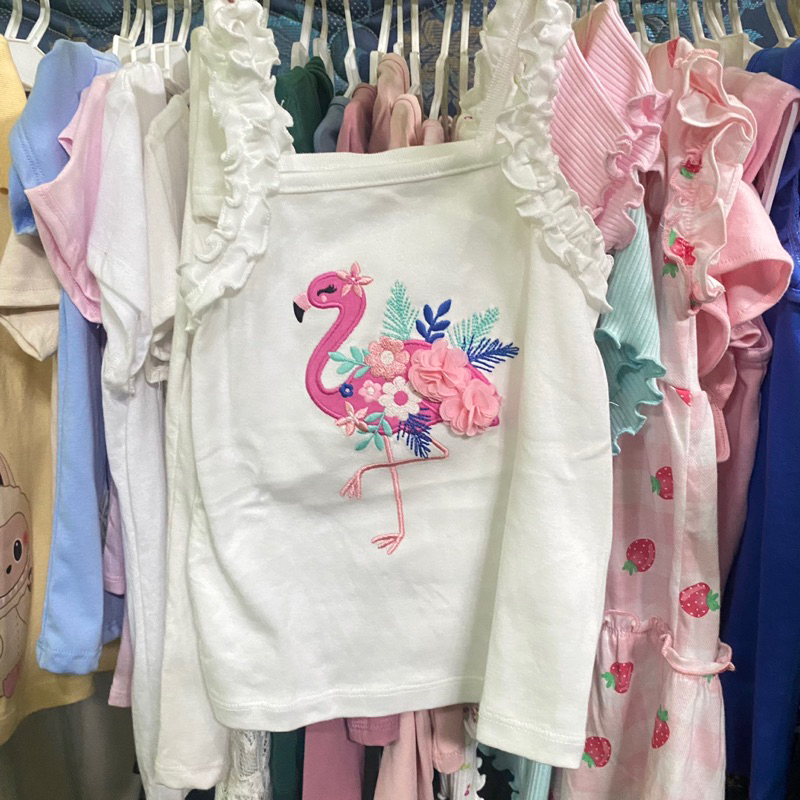 Kaos Santai 100% katun Anak Perempuan Gymboree Ori Obral | Grade B