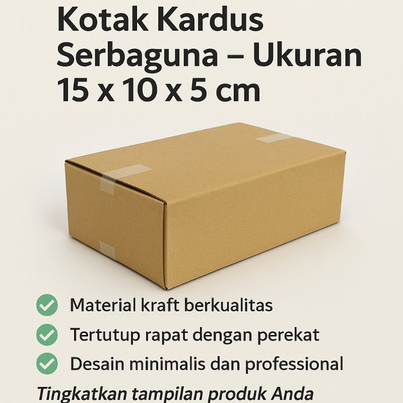 

karton box 15 x 10 x 5 cm