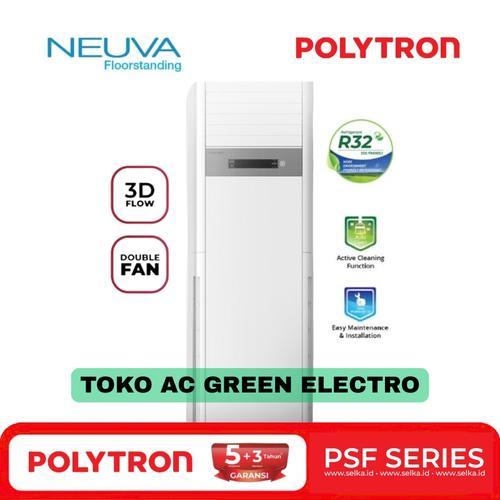 AC Polytron Floor Standing 5 pk PSF5032 Non Inverter Garansi Resmi R32