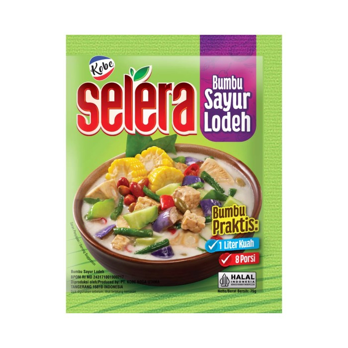 

KOBE SELERA BUMBU SAYUR LODEH 75 GR 8995899624067
