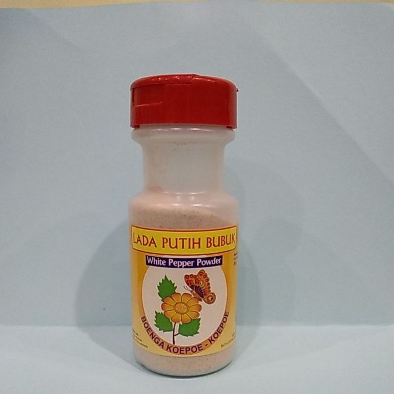 

Boenga Koepoe Koepoe Lada Putih Bubuk 85 gr