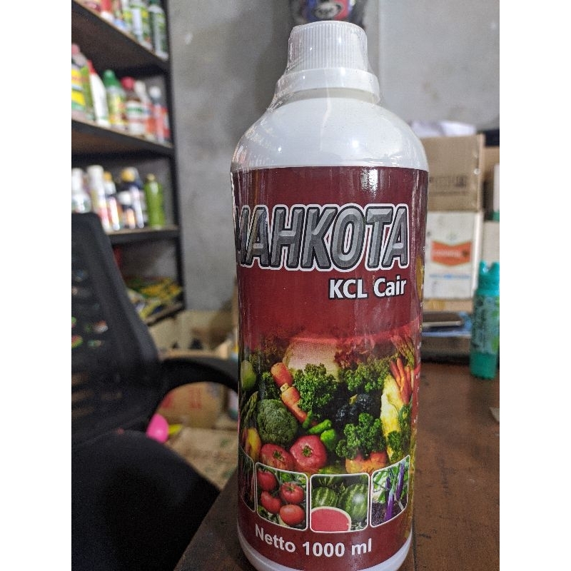 Pupuk KCL Cair - Mahkota KCL Cair + bonus ZPT | Pupuk Padi/Palawija Masa Generatif