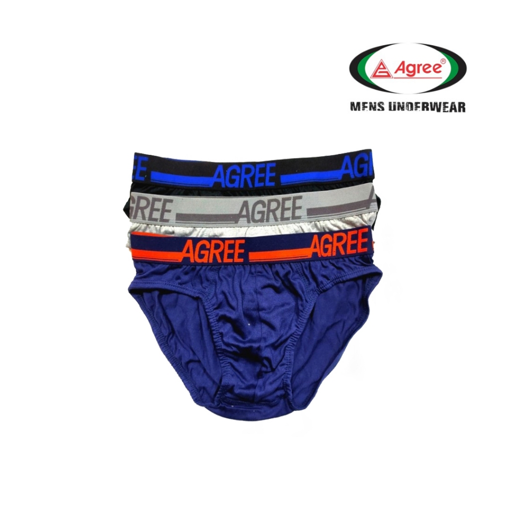 ( 3pc ) CD Agree 2325 | Celana Dalam Pria | CD Pria Agree | CD Cowok | Agree Sport - Syahfa Online