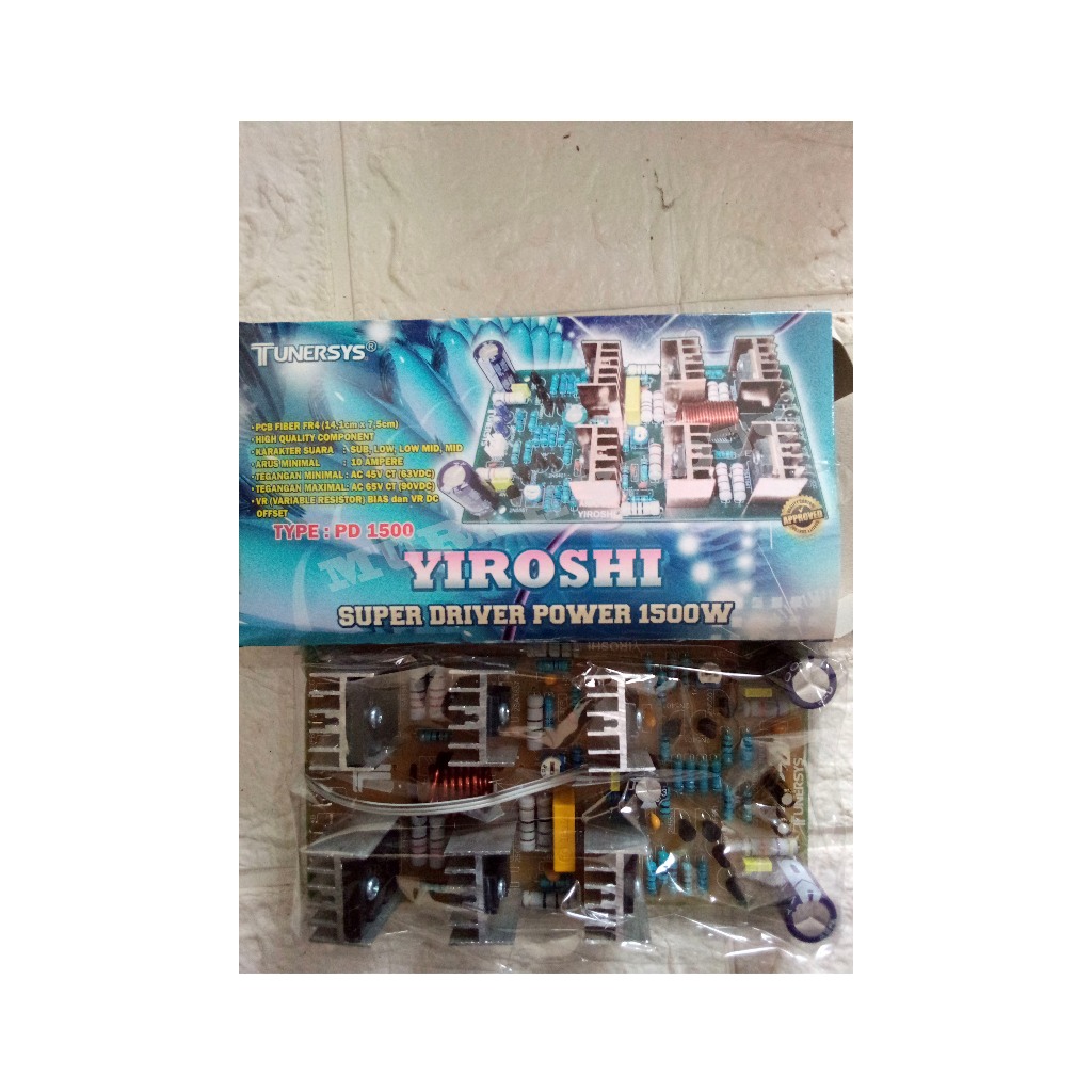 KIT SUPER DRIVER POWER YIROSHI PD-1500 TUNERSYS