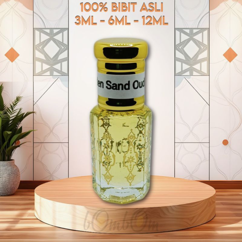 Minyak Wangi Arabian GOLDEN SAND OUD surrati | 100% BIBIT ASLI TANPA CAMPURAN APAPUN / Parfum Arabia