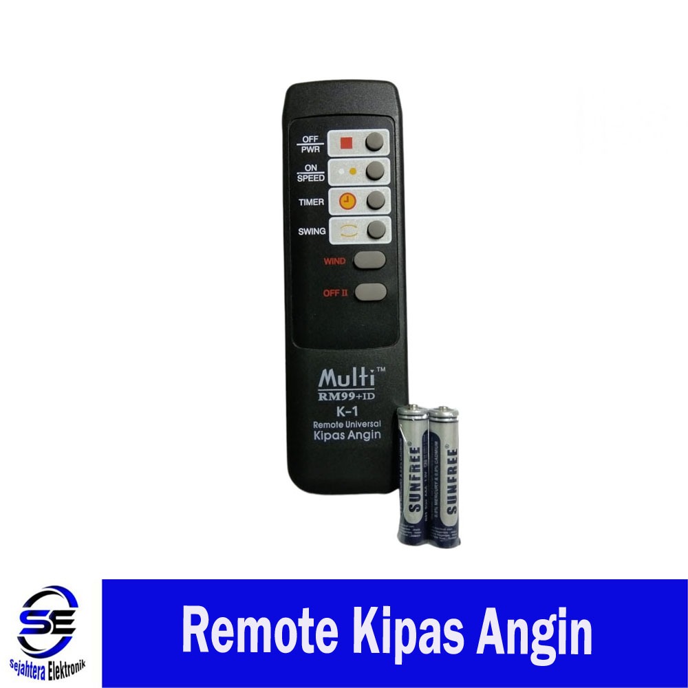 Remote Kipas Angin MULTI / remot kipas angin / remote kipas angin / Gratis Baterai / Sejahtera Elekt