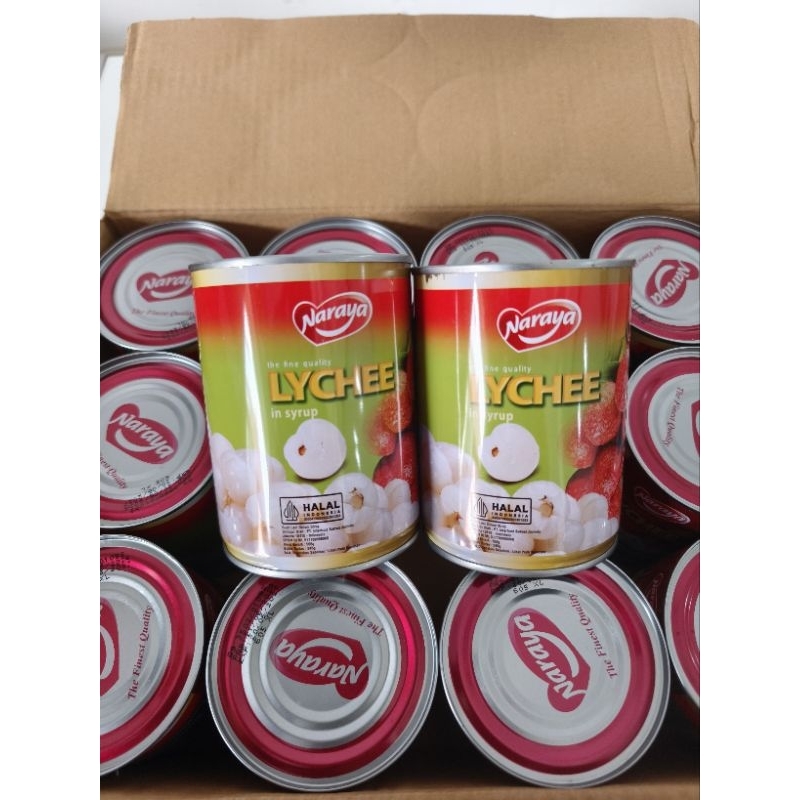 

Naraya Lychee Syrup / Buah Leci dalam Sirup 565 gram