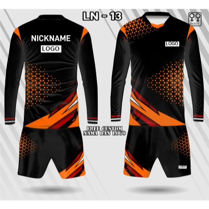 jersey set badminton lengan panjang kaos bulutangkis baju badminton