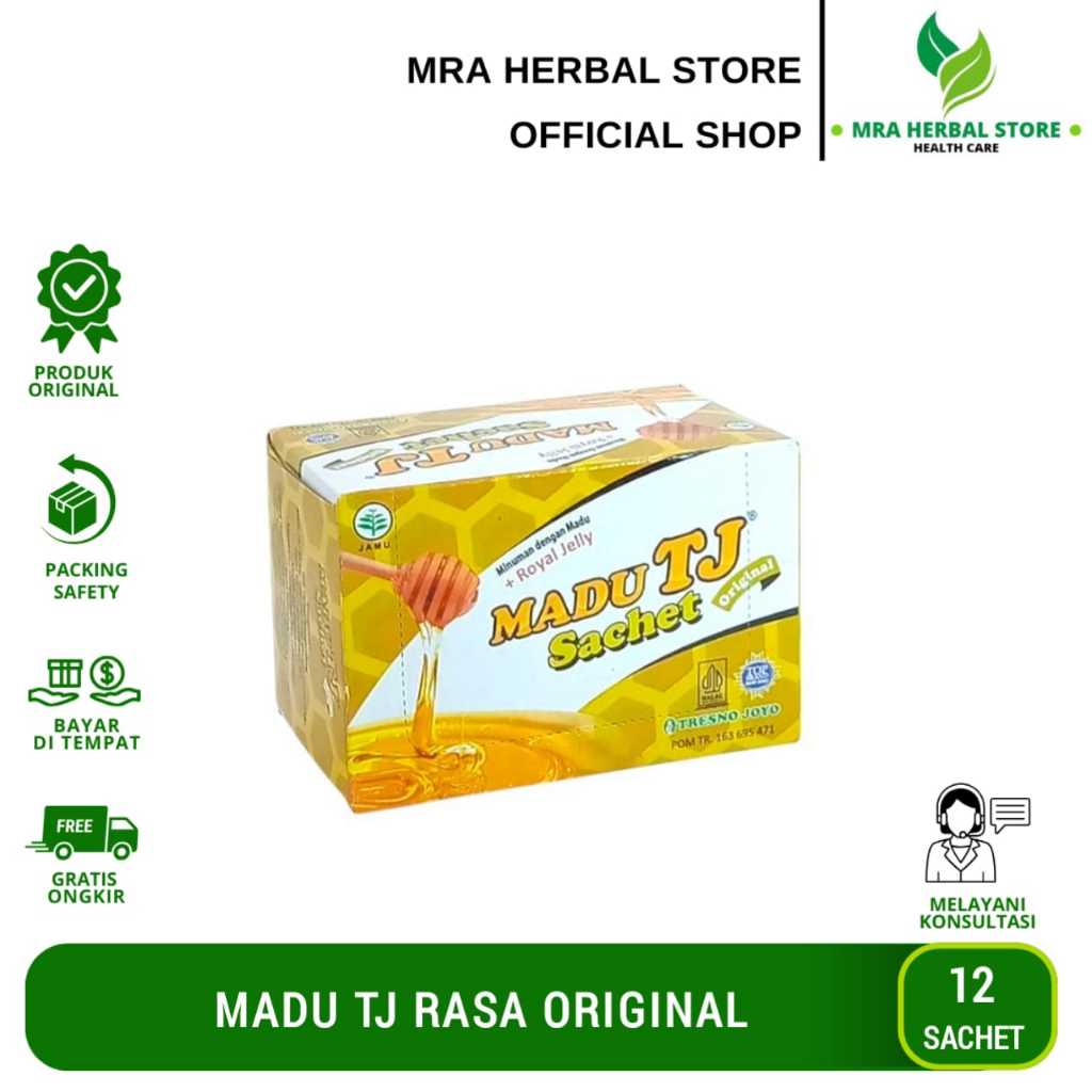 

Madu TJ Sachet Rasa Original | Madu Tresno Joyo Original Per Box 12 Sachet