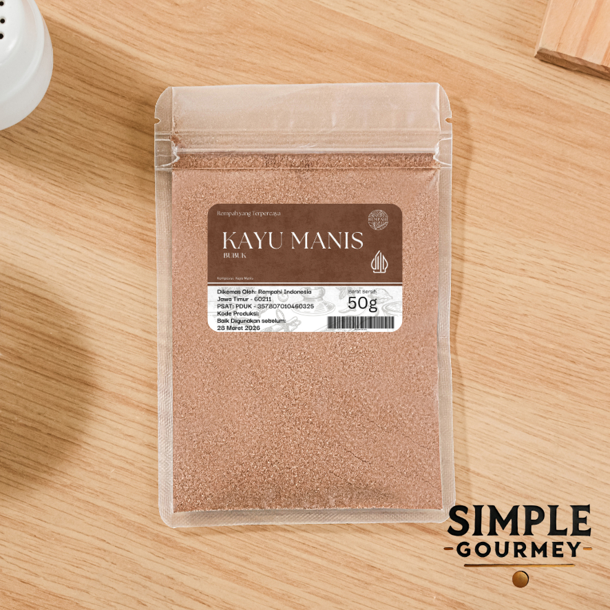 

Rempahi Kayu Manis Bubuk 50 Gr