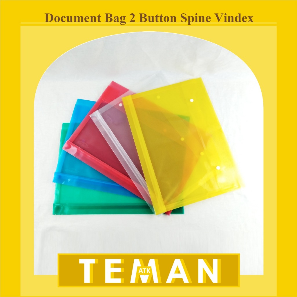 

Map 2 Kancing Spine / Document Bag 2 Button Spine Dataflex FOLIO - isi 12pcs (DF-7113)