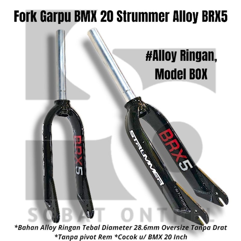 Fork Garpu BMX 20 Strummer Alloy Oversize Not BOX