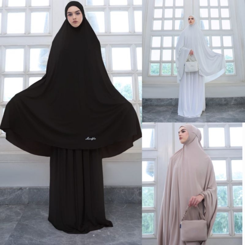 AMINA PRAYER SET MUKENA BY MANDJHA IVAN GUNAWAN