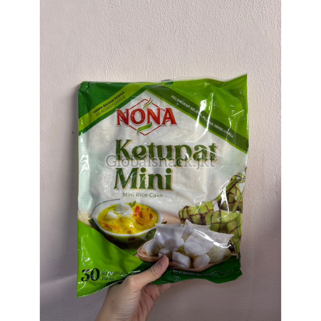 

NONA KETUPAT MINI RICE CAKE INSTANT 600gr MALAYSIA