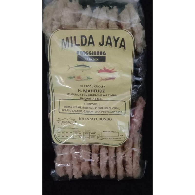 

Rengginang Situbondo Milda Jaya Mix 4 rasa