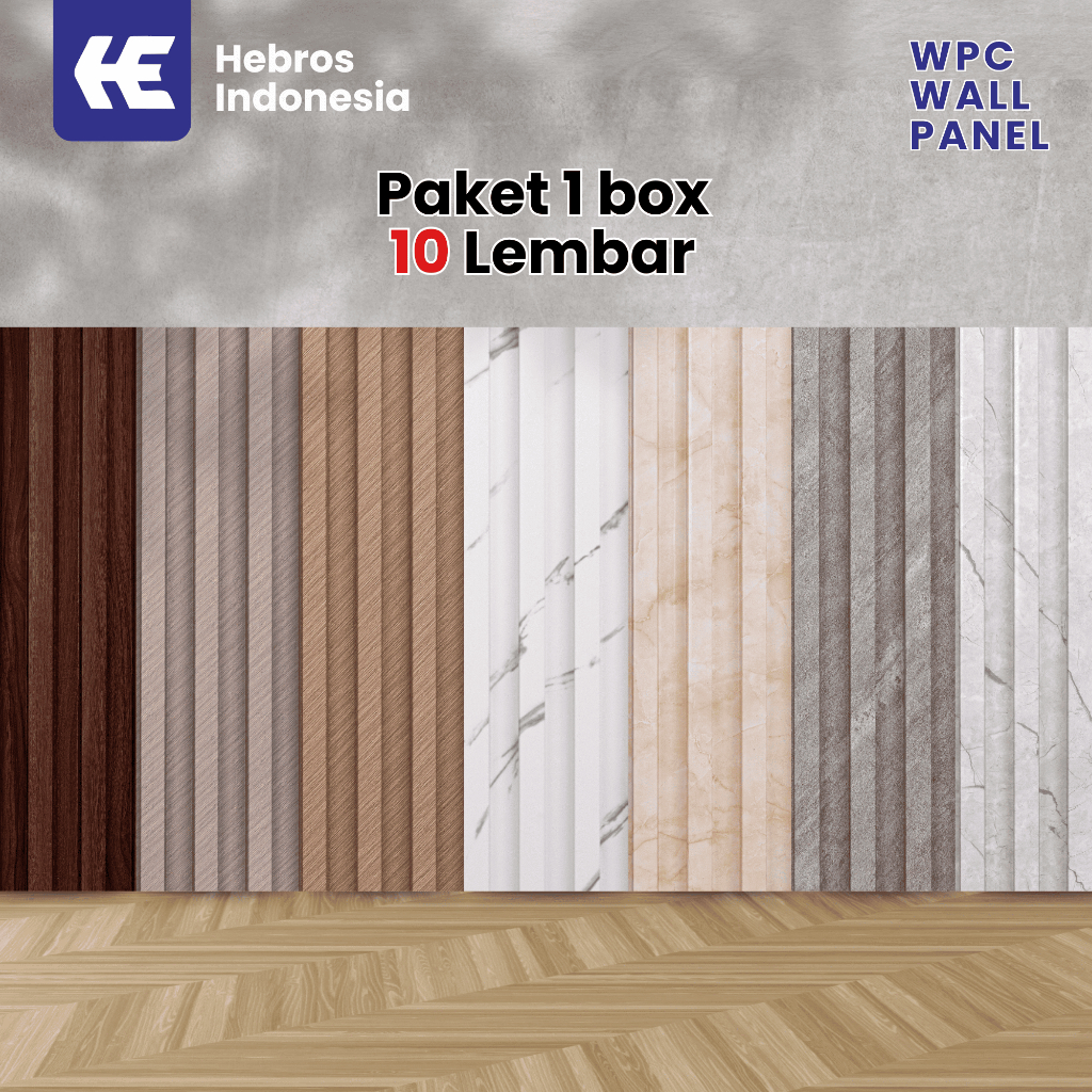KENDO WPC Wall Panel 4.72 Meter Hiasan Dinding Wood Wallpanel Premium