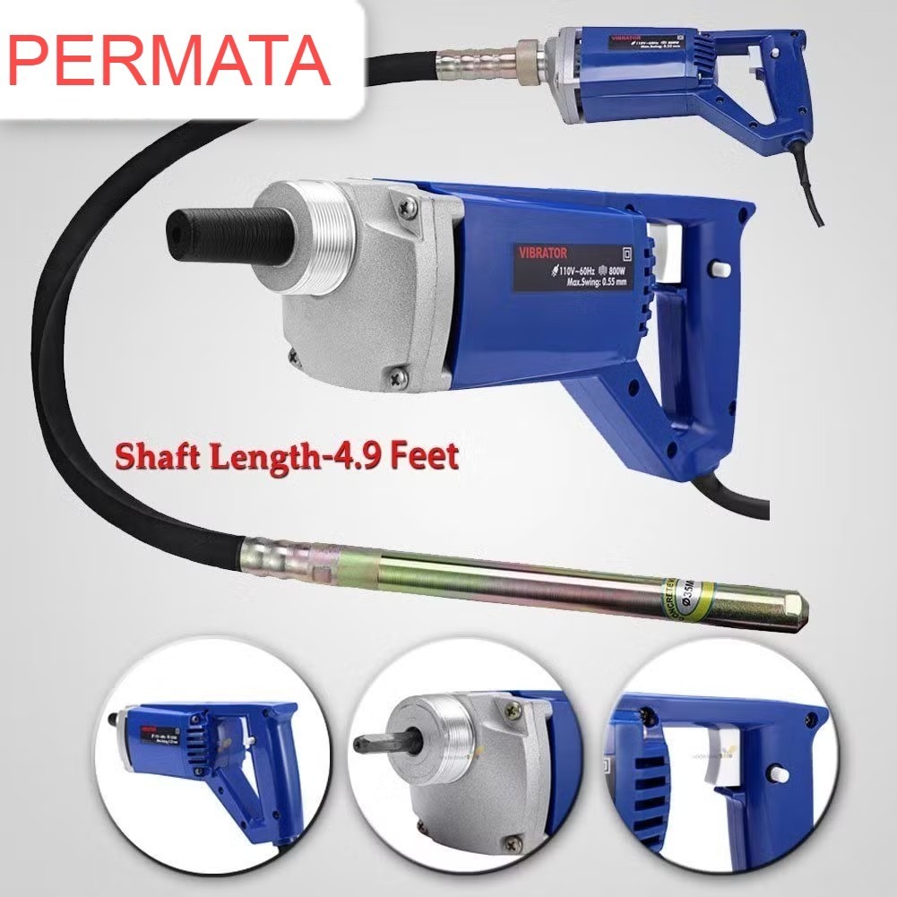 MESIN FIBRATOR ELEKTRIK BETON TANGAN LISTRIK/ALAT GETAR BETON GENGGAM ELEKTRIK, PENGHILANG GELEMBUNG
