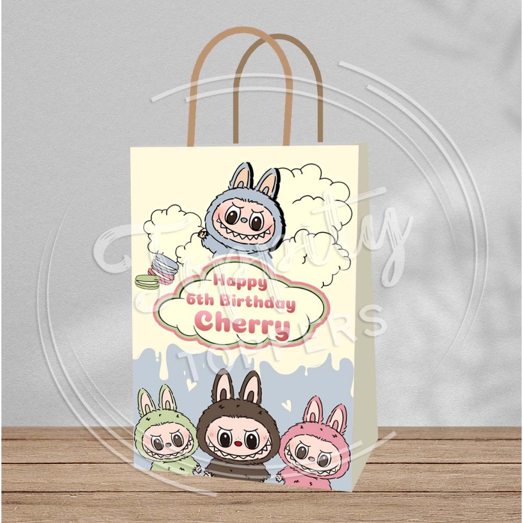 

Paperbag tas goodie bag Labubu