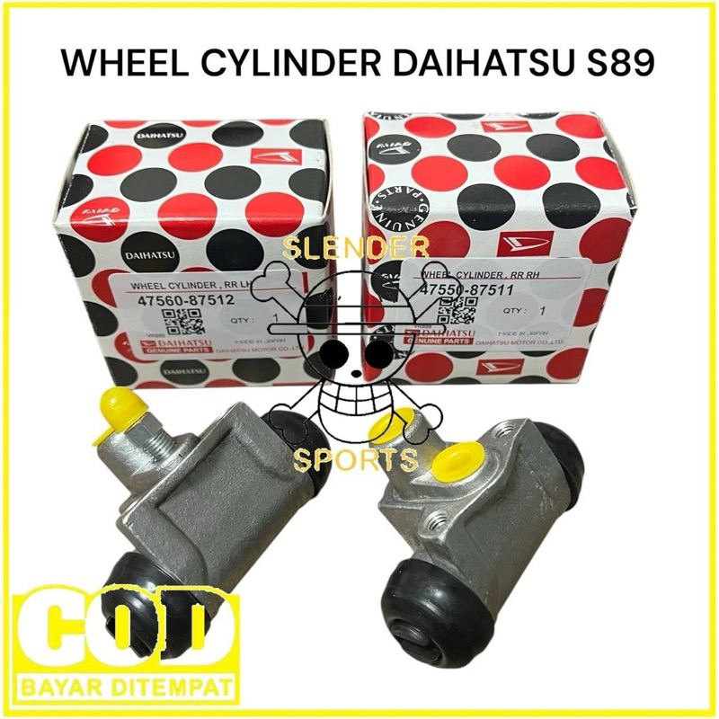 WHEEL CYLINDER ZEBRA S89 - MASTER REM BELAKANG DAIHATSU ZEBRA S89 - WHEEL CYLINDER DAIHATSU S89
