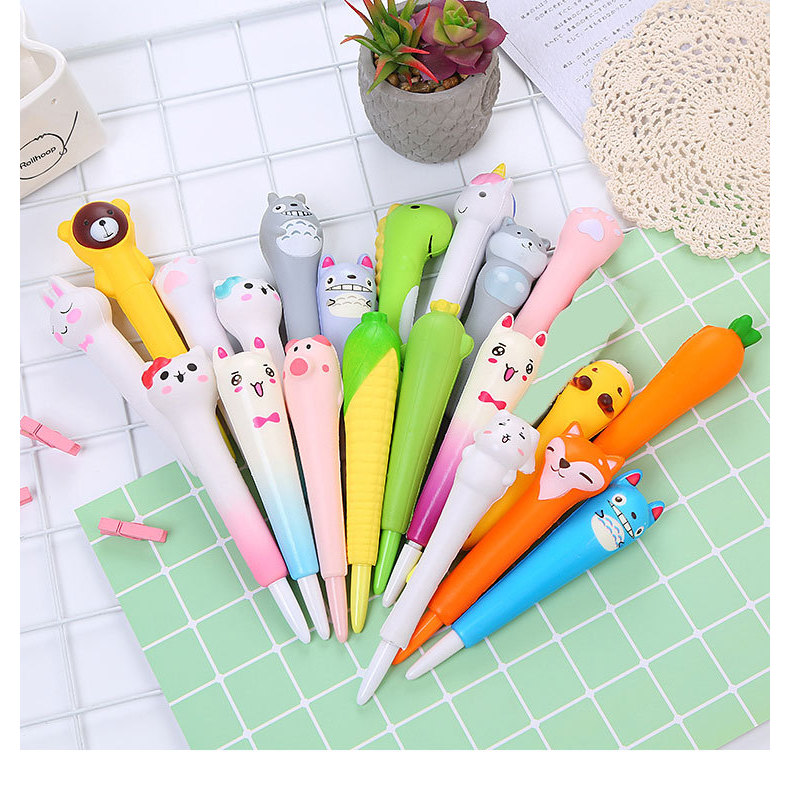 

TINYBAE Pulpen Gel Model Squishy / Alat Tulis Ballpoint Pen Karakter Lucu Mainan Anak P16