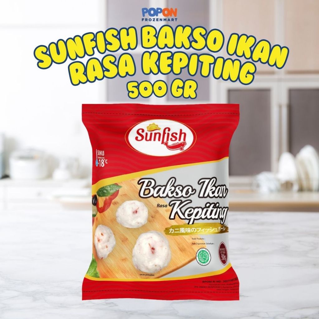 

Sunfish Bakso Ikan Rasa Kepiting 500 Gr
