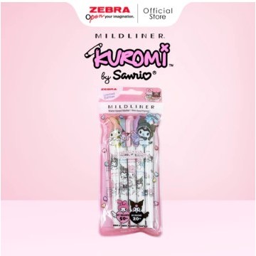 

TBMO Set 5 ZEBRA Mildliner Double Side Highlighter My Melody Kuromi Sanrio Isi 5pcs