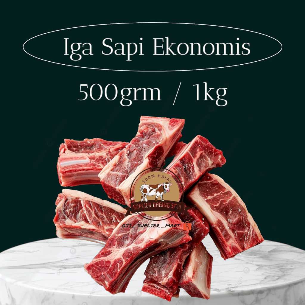 

Tulang Iga Sapi Lokal pilihan 500grm-1kg HALAL