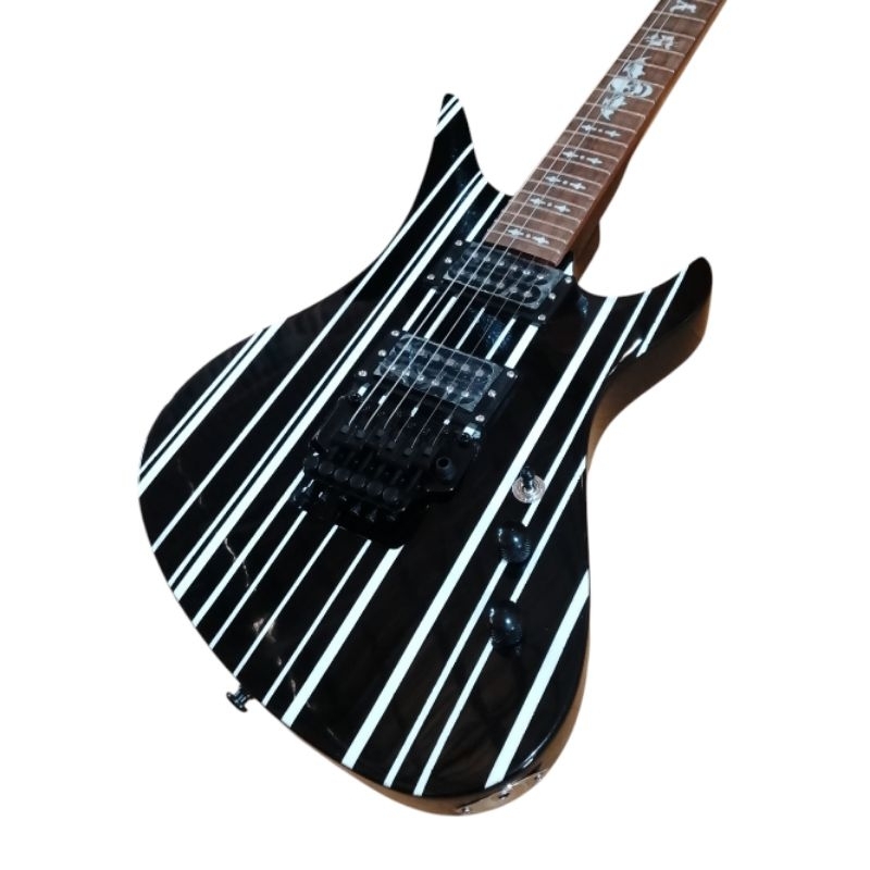 gitar elektrik schecter syn black