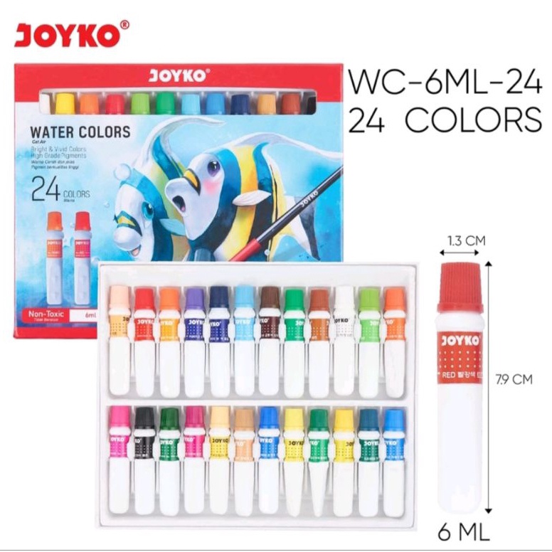 

KODE G66P CAT AIRWATER COLOR JOYKO 24 WARNA WAC6ML24W