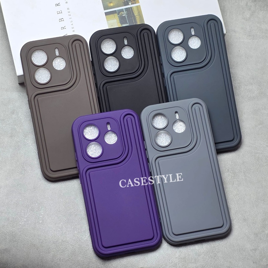 Case Redmi Note 14 4G Redmi Note 14 5G Case Macaron Sirkuit Protect Kamera Case Redmi Note 14 4G Red