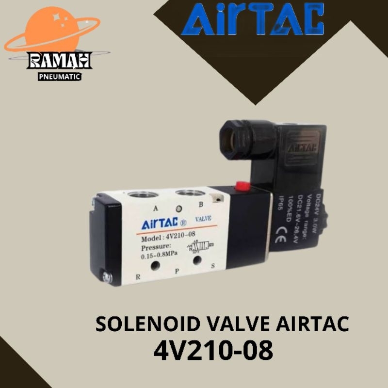 SOLENOID VALVE AIRTAC 4V210-08 PNEUMATIC 4V210 08