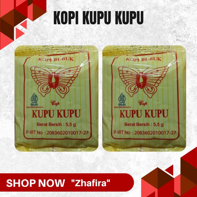 

3pack kopi cap kupu kupu / kopi hitam cap kupu kupu / kopi pahit / coffee cap kupukupu