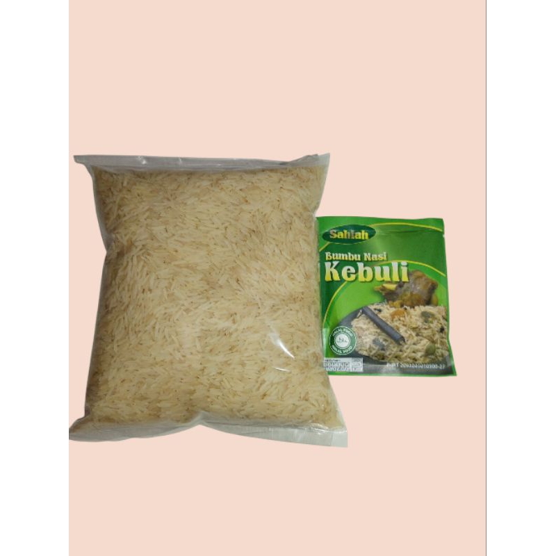 

PAKET BERAS BASMATI 1KG DAN BUMBU NASI KEBULI