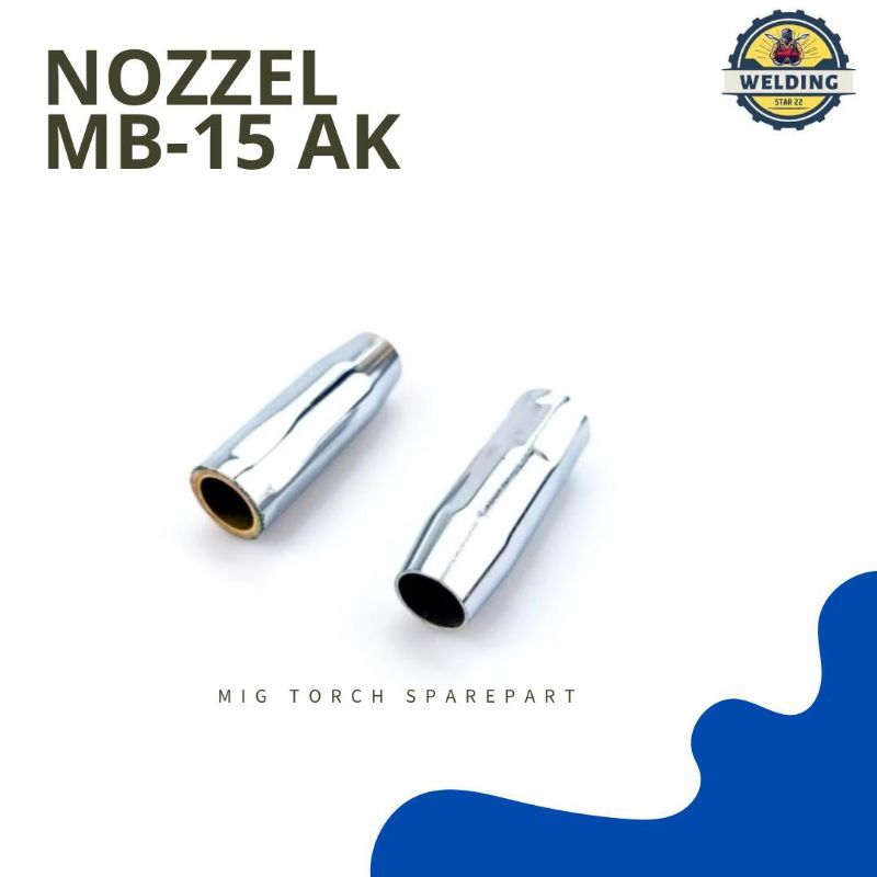 NOZZLE TIP MB15 Nosel CO2 MB15/15AK MIG Welding Type Binzel