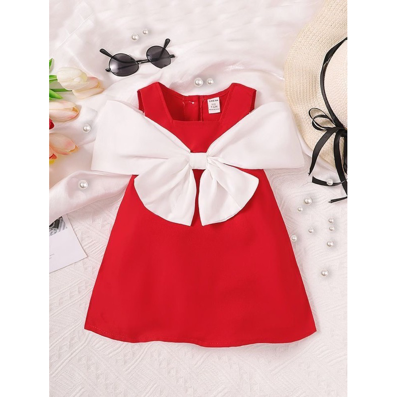 dress anak merah gaun anak merah putih dress merah putih anak