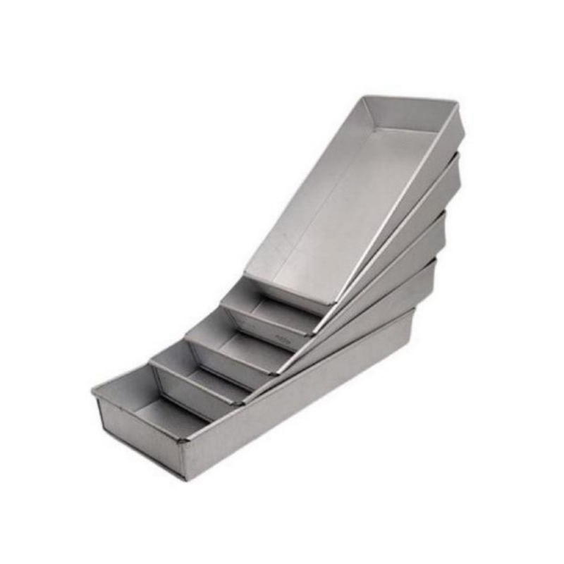 1 set loyang brownies isi 5 pcs/loyang brownies persegi panjang ukuran 20x22x24x26x28