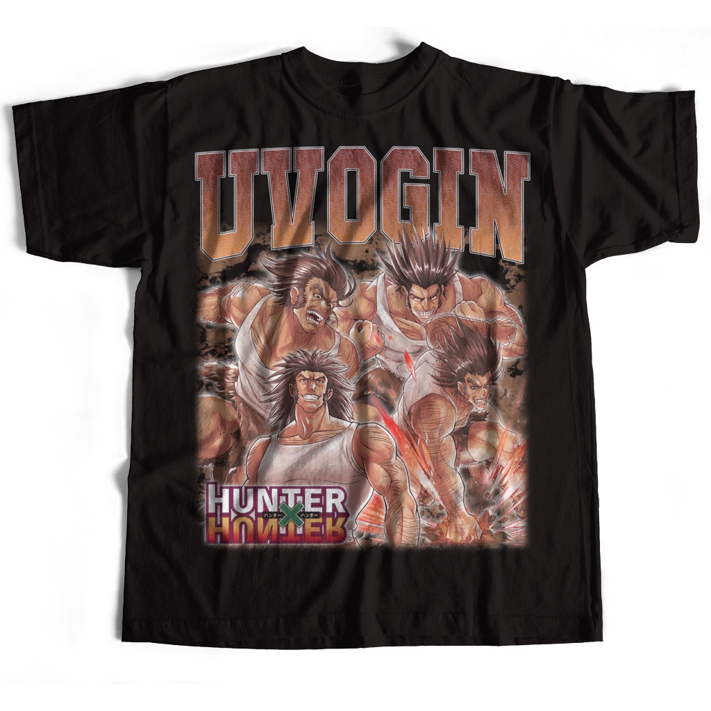Uvogin Hunter X Hunter Shirt | Genei Ryodan T-Shirt | Baju Anime HXH | Cosplay Gon Freecss | Keluarg