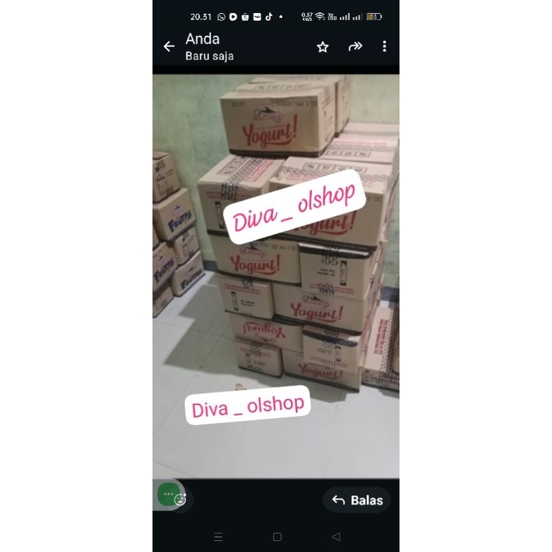 

paket jualan Cimory yougurt stik 40gr isi 4 box ( 100 pcs )