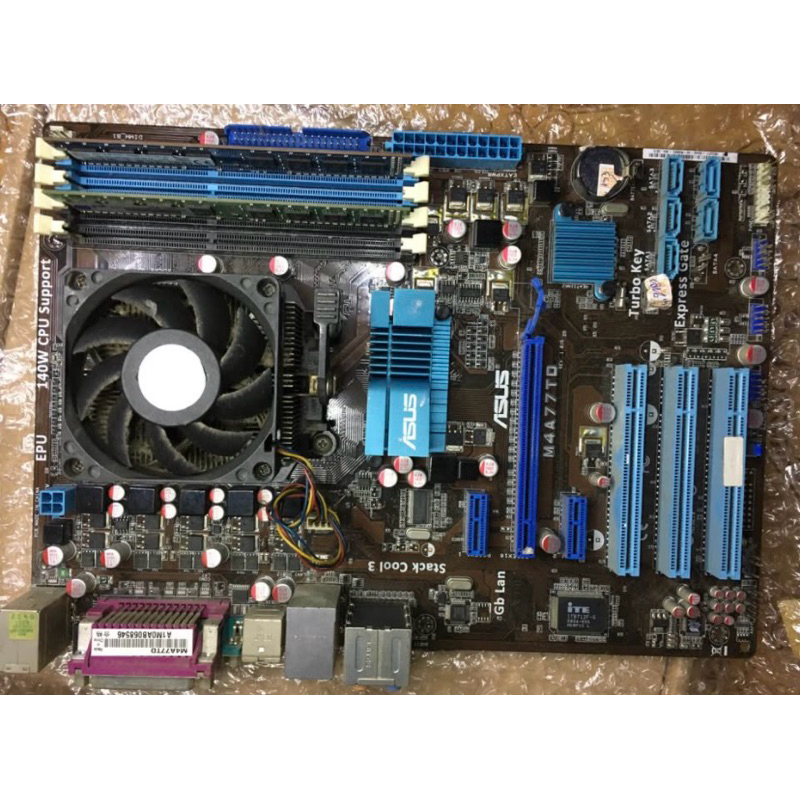 mobo asus m477td + amd phenom ii x6 1055t + ram 8gb