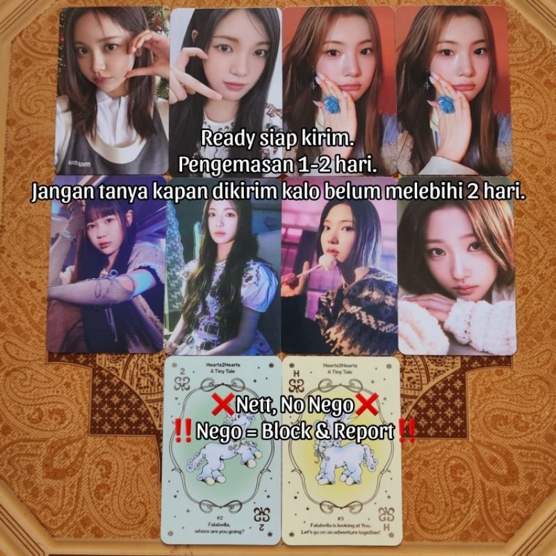 [READY STOCK] HEARTS2HEARTS H2H THE CHASE MD TRADING CARD CARMEN YUHA JIWOO YEON JUUN