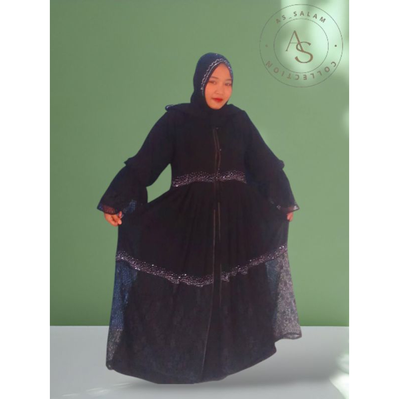 abaya hitam abaya hitam turki abaya hitam elgan turki bahan jetbleck