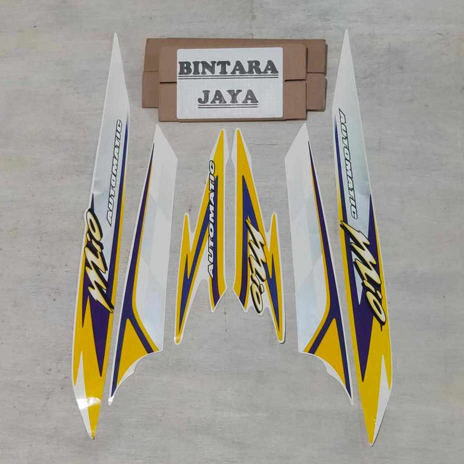 Stiker Lis Striping Yamaha Mio Sporty Tahun 2004 Putih