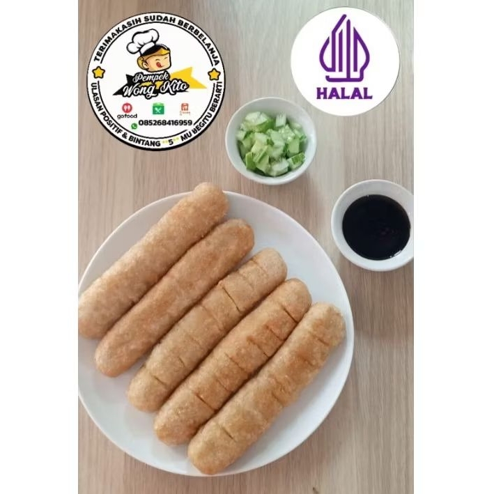 

PEMPEK PALEMBANG ASLI Paket Pempek Lenjer besar isi 5