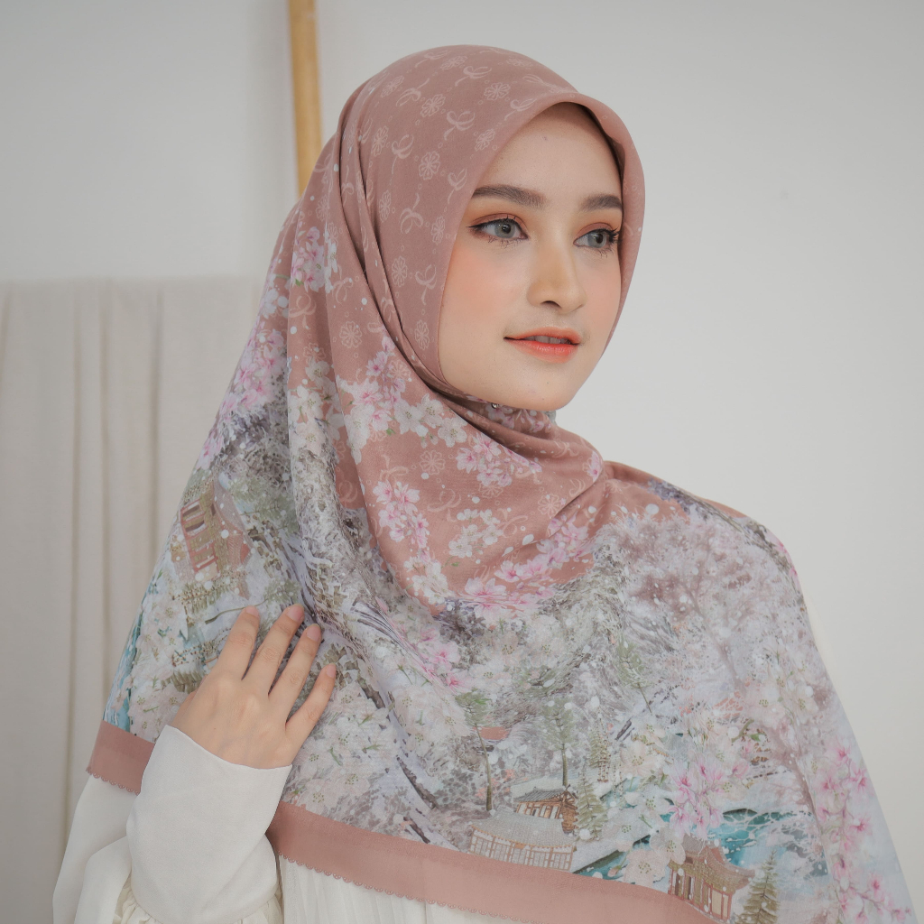 Winter In Nami Island Cacao Limited Edition - Hijab Segiempat Korea Series from Yuri Kamila